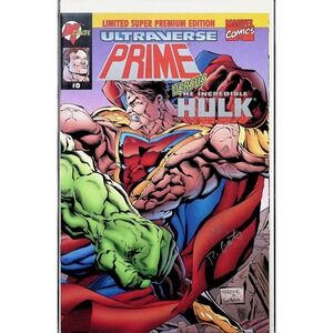 Marvel Comics Comic Ultraverse Prime Versus The Incredible‎ Hulk #0 Signed COA